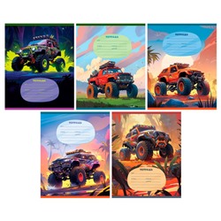 Тетрадь  12л  крупная клетка "Оff-road" 55444 BG