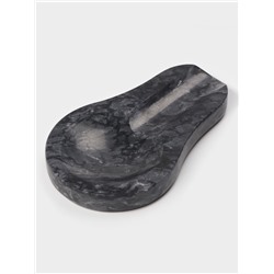 Подставка под ложку Magistro Marble, мрамор, чёрная