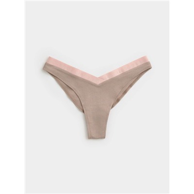 Трусы женские CONTE TIE DYE RIB LBR 2220 Трусы «бразилиана» со V-образной линией талии