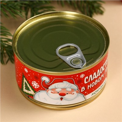 Леденцы монпансье новогодние в консервной банке «Консервированный и классический НГ», 6 шт. × 100 г