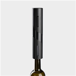 Штопор электрический Magistro Opium, 23×4.8 см, чёрный
