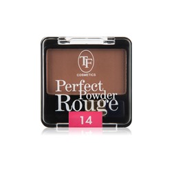 Триумф tf Румяна для лица Perfect Powder Rouge 14 кофе со сливками 14142