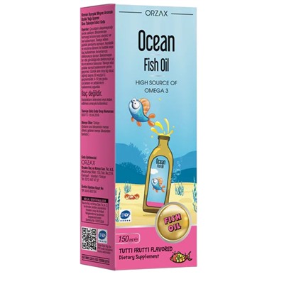 ORZAX OCEAN SYRUP TUTTI FRUITTI сироп со вкусом мультифрукта 150 мл