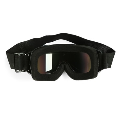 Очки-маска для езды на мототехнике, стекло хамелеон, чёрные