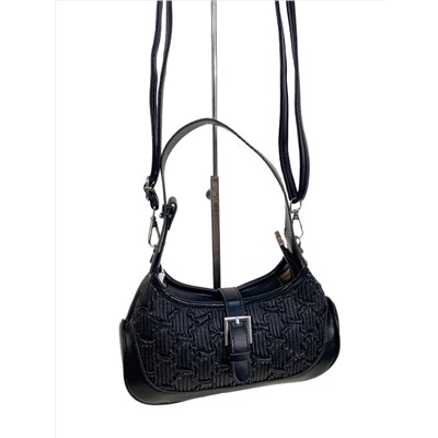 Женская сумка из искусственной кожи, цвет черный