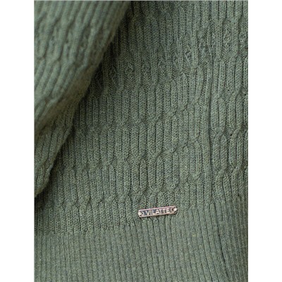 Кардиган тонкой ажурной вязки из хлопка и вискозы