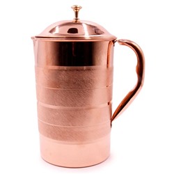 Медный кувшин для настаивания воды 2 л (d=13см, h=23см)