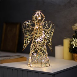 Светодиодная фигура «Ангел» 29×17×16 см, 20 LED, батарейки ААx2 (не в комплекте), свечение теплое белое