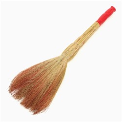 Веник для уборки Шафран «Сорго», 3-х прошивной, шестилучевой, ручная работа, 80-90 см