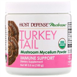 Fungi Perfecti, Трутовик разноцветный, мицелий грибов в порошке, добавка для укрепления иммунитета, 100 г