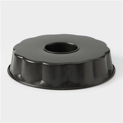 Форма для выпечки «Жаклин. Немецкий кекс», 28×5.5 см, антипригарное покрытие, чёрная