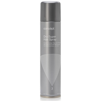 CONCEPT Сухой лак для волос экстрасильной фиксации Dry Super Hair Spray 300 мл