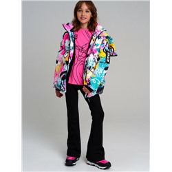 Куртка текстильная с полиуретановым покрытием для девочек