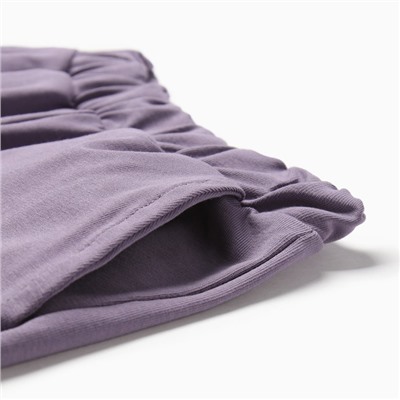 Шорты для девочки MINAKU, пыльно-сиреневые, рост 110 см