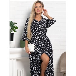 Платье Доминанта (черное/кошки) П15359-16М