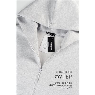 Женская толстовка из футера с начесом Happyfox