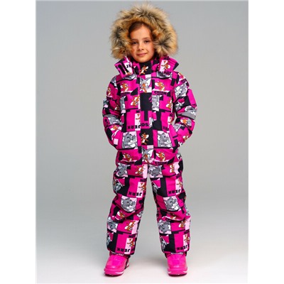 Комбинезон текстильный с полиуретановым покрытием для девочек