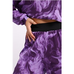 83916 костюм женский с брюками и кроп-топом