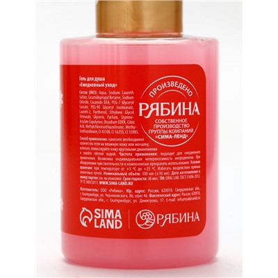 Гели для душа «Зимнее чудо», набор 3 шт. х100 мл, URAL LAB