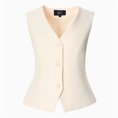 Жилет женский MIST: Classic Collection, размер 46, бежевый