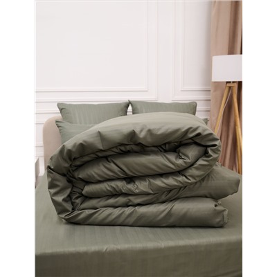 Пододеяльник Микрофибра Страйп - Хаки