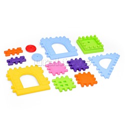 Конструктор блочный из 157 элементов