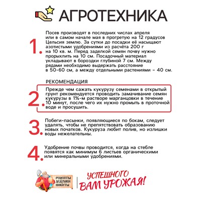 Семена Кукуруза сахарная "Ранняя лакомка 121", 5 г