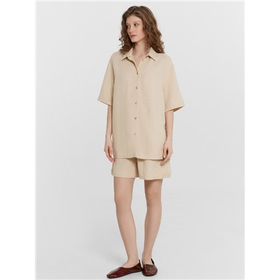 КОМПЛЕКТ ЖЕНСКИЙ (РУБАШКА, ШОРТЫ) 192007