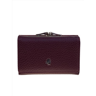 Женское портмоне из искусственной кожи, цвет бордовый