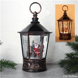 Светильник настольный новогодний 12х11х26 см / NG206-9 /уп 12/ музыкальный