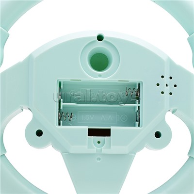 Руль "Смайл" музыкальный, в пакете