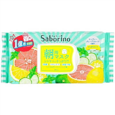 Saborino, утренняя освежающая маска для лица, 32 шт., 306 мл