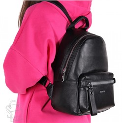 Рюкзак женский кожаный 99449 black Velina Fabbiano-Safenta/30
