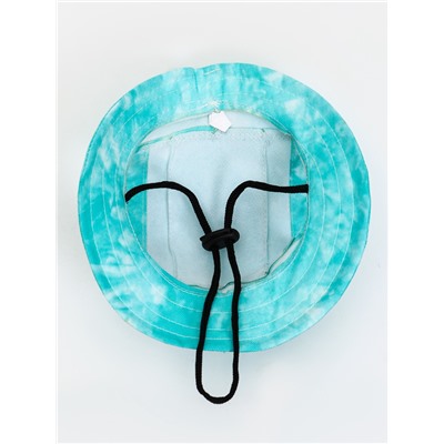 Панама для собак и кошек, размер M, ОГ - 35 см, вес 7-15 кг, бирюзовая