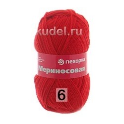Пряжа Пехорка Мериносовая