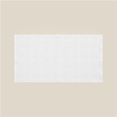 Полотенце вафельное SL HOME: Chess «Блан де Блан», 90×150 см, хлопок 100%, белое