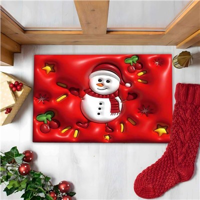 Придверный, универсальный и очень красивый коврик, противоскользящий, 40х60см