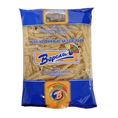 Макароны Верола Перья гр. В в/с, 450 г