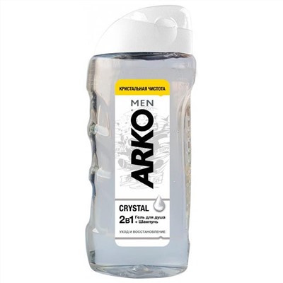 Гель для душа 2 в 1 ARKO MEN CRYSTAL 260мл
