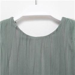 Платье для девочки нарядное KAFTAN, рост 134-140 см, зелёное