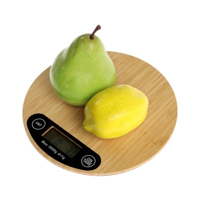 УЦЕНКА Весы кухонные Luazon LVE-029 «Бамбук», электронные, до 5 кг