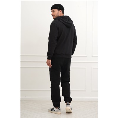 Мужская толстовка на молнии из футера трехнитки Happyfox