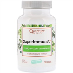 Quantum Health, Супер Иммун+, мощная вегетарианская формула продукт, 90 капсул
