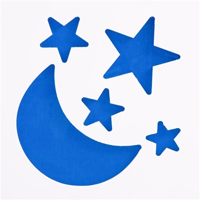 Ночник «Звездный» LED от батареек 3хААА USB синий 15×15×15 см RISALUX