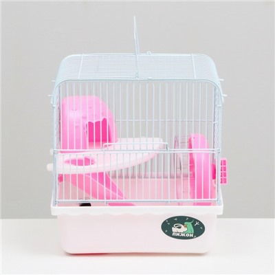 Клетка для грызунов «Пижон», 23×17×26 см, эмаль, белая