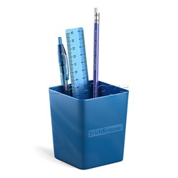 Набор настольный пластиковый Base, Ice Metallic, синий