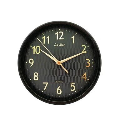 Часы настенные 250х250х37мм черный La Mer GD236001G
