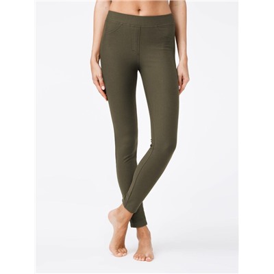 Трикотажные CONTE WINDY Джеггинсы с высокой посадкой и термоэффектом