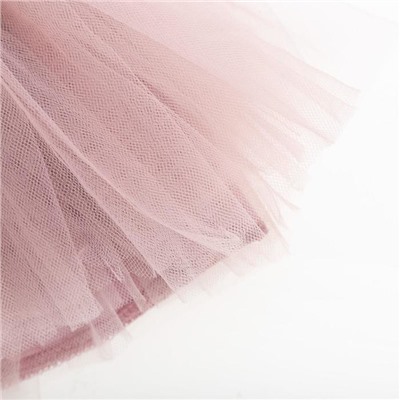 Юбка трёхслойная Крошка Я, 17×19 см, пыльно-розовая