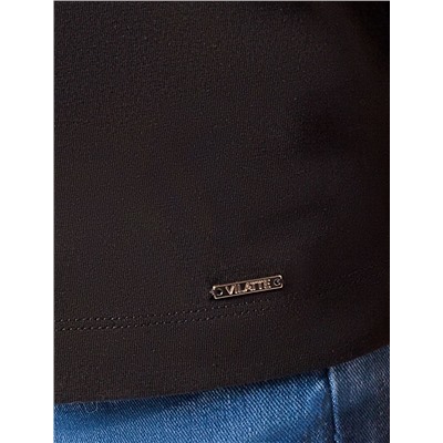 Футболка из облегченного хлопкового полотна с эластаном